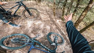 ER TRITT MICH VOM BIKE = CRASH????Neue Jump...
