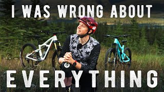 Timed testing a size SMALL trail bike VS XL...