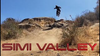 Mountain Biking Simi Valley without rear...