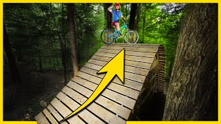 Building a GIANT Flyover On Our Backyard Trails