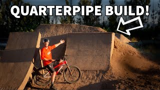 Quarterpipe BUILD and RIDE!