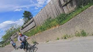 Riding from Krosby and past Hurrahølet until...