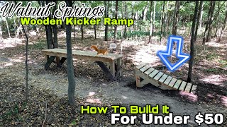 HOW TO BUILD A MOUNTAIN BIKE WOODEN KICKER...