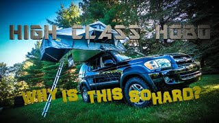ROOF TOP TENT on an OEM Roof Rack | Installation