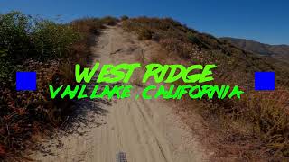 West Ridge MTB Trail at Vail Lake Temecula KOA...