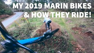 ALL MY 2019 MARIN BIKES & HOW THEY RIDE!