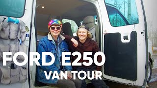 VAN LIFE TOUR : Self Converted Ford E250...
