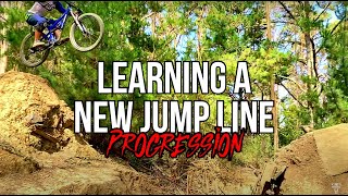 Learning A MTB Jump Line - Progression