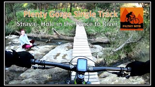 Plenty Gorge MTB - Hole in the Fence to River