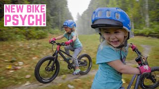 Her FIRST mountain bike!