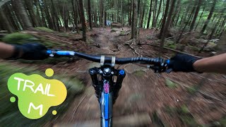 Trail M at Snowshoe Bike Park [Full Trail 4K]