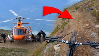 There's Only One Way Up // MTB HELI DROP