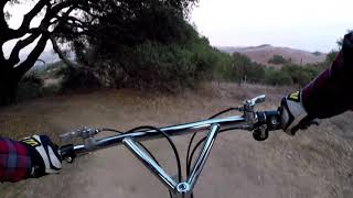 Mountain biking the South Loop Trail, Putnam...