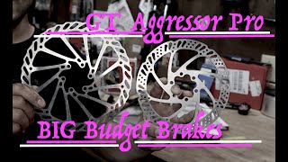 GT Aggressor Pro budget brake rotors,cassette...