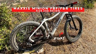Ride and Review: Maxxis Minion FBF & FBR |...