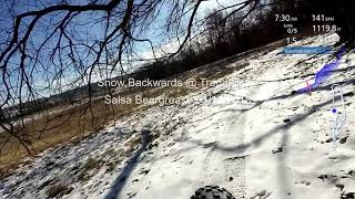 Snow at Tranquility Backwards