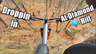 Droppin in at Diamond Hill | Enduro trails in...