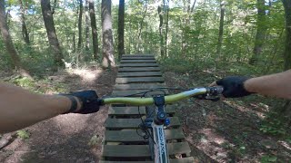 Big Red Trail- Seesaw Feature - White Oak Mountain