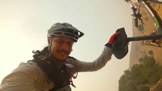 Broken rear derailleur at Tamarancho in 4k