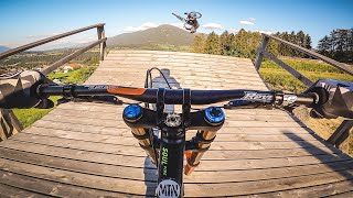 My New DOWNHILL BIKE On The Crankworx...