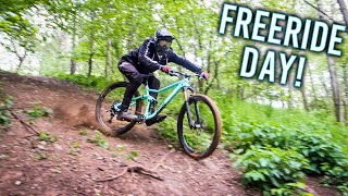 FREERIDE MTB TRAILS on the NEW BIKE!