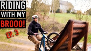 TRICK JUMP + AIRBAG SESSION! Mein Bruder...