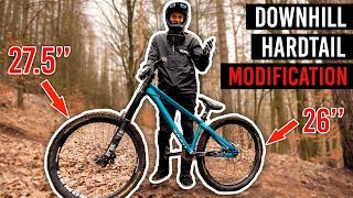 Downhill Dirt Jump Hardtail MODIFICATION BIKE!