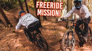 Mit dem Enduro Bike im Wald - auf FREERIDE MTB...