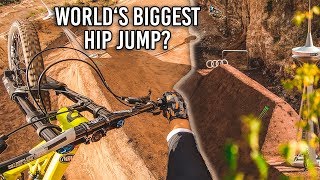 RIDING the WORLD'S BIGGEST HIP on my DOWNHILL MTB!