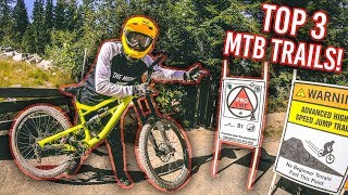 Meine TOP 3 MTB TRAILS im Whistler Bikepark!