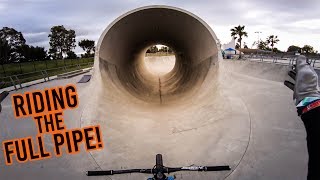 RIDING THE FULL PIPE in CALI! // Riesige Full...
