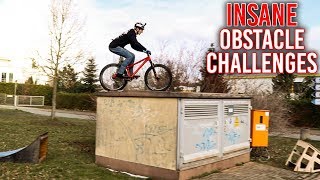 INSANE MTB CARPARK OBSTACLE CHALLENGES!