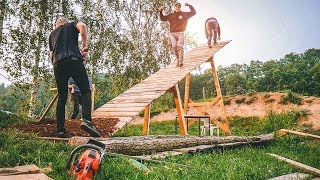 TRAIL BUILDING TIMELAPSE - BONERLOG BAU an der...