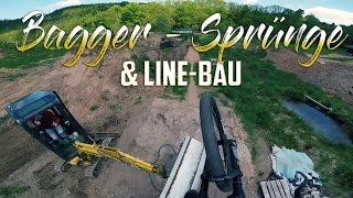 BAGGER-Sprünge und SLOPESTYLE-Line Bau II