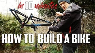 HOW TO BUILD A BIKE in 10 MINUTES (German/Deutsch)