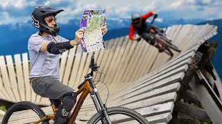 It Was His First Time Mountain Biking