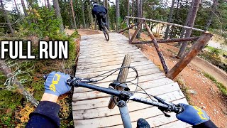 TOP TO BOTTOM MTB FREERIDE FULL RUN - JÄRVSÖ...