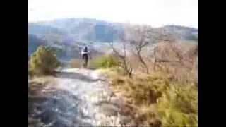 Most scenic part of the trail (with a crash)