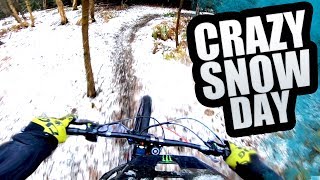 CRAZY SNOW DAY - DRIFTING, MTB AND SNOWBOARDING!