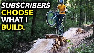 Building MTB Dirt Jumps and Berms on our...