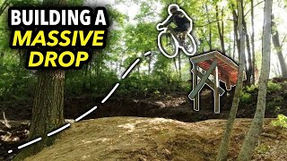 Building a MASSIVE Mountain Bike Drop in Their...