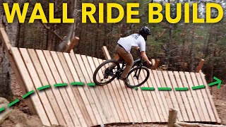 Building a MTB WALL RIDE in my BACKYARD!!