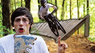 Building My Backyard MTB Trail | Shark-Fins,...