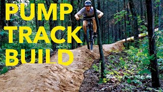 Building a Pump Track Section on my Backyard...