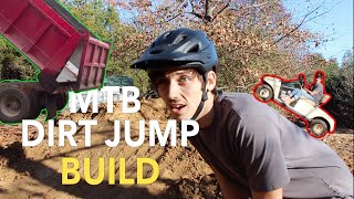 First Time Building and Riding a Dirt Jump!