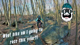 MTB on 'Upper B**ch' in Michaux State Forest /...