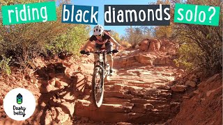 Solo on a Black Diamond Trail - Broken Arrow...
