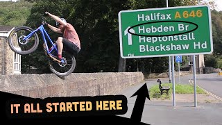 Riding my Childhood Town And Biggest Tricks :...