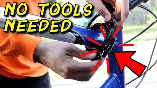 Crack Bike Lock With No Tool In 10 Seconds