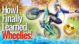 How I FINALLY learned to wheelie! - Wheelie...